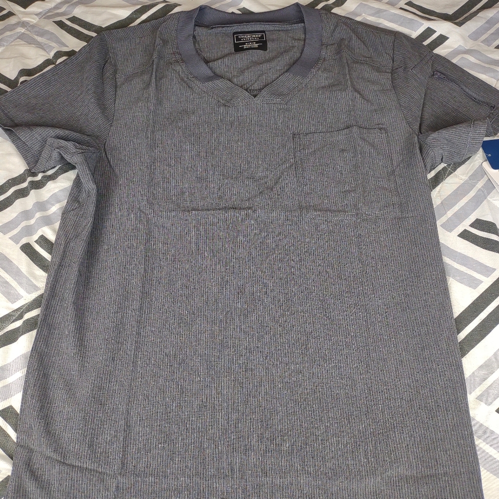 Cherokee Gray Uniform Top